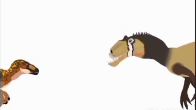 DBS1: Utahraptor vs broken jaw allosaurus смотреть онлайн