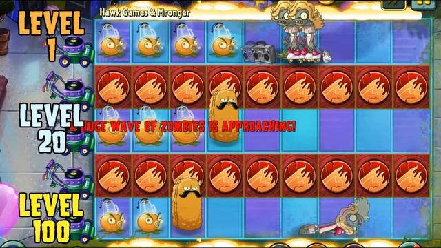 Plants vs Zombies 2 Citron Lvl 1 vs lvl 20 vs lvl 100 PvZ2 | MrongerPvZ2 смотреть онлайн