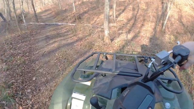 Riding my Buddy's Yamaha Kodiak 700! смотреть онлайн