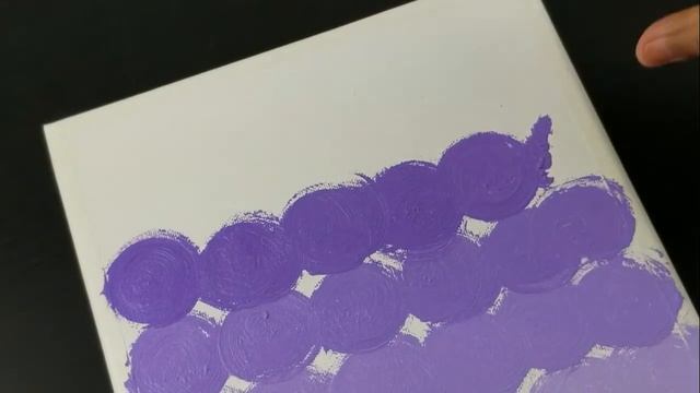 Art# 28 | Simple DIY painting | How to use Fan brush | Acrylic painting tutorial | смотреть онлайн
