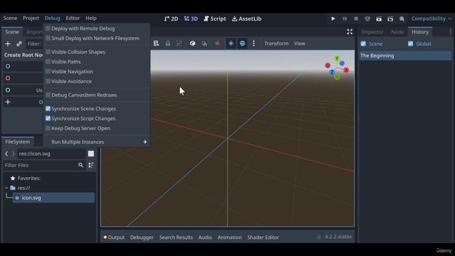 3 -Getting familiar with the Godot Editor смотреть онлайн