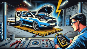 Проверка генератора Ford Focus 2 . Применение осциллографа и токовых клещей совместно со сканером.