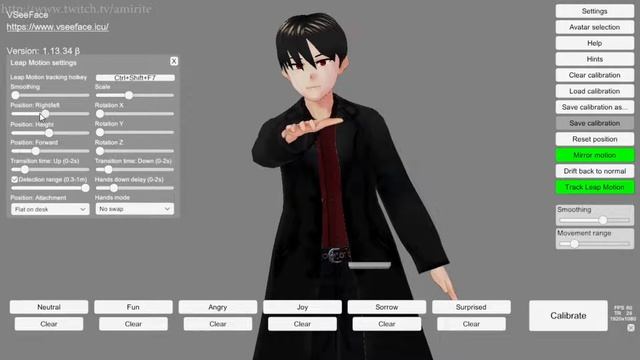 Hand Tracking / Leap Motion Controller VSeeFace Tutorial - 04 - How to Be a VTuber - Tutorial смотреть онлайн