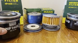 Распил подделки и оригинала MANN FILTER W914/2 масляный фильтр