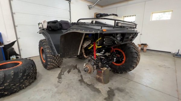 Т/О ремонт и доработки вездехода T-REX