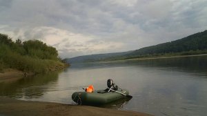 Лодочный мотор HANGKAI 4 с удлинителем румпеля на лодке Хантер 290, ходовой тест на скорость