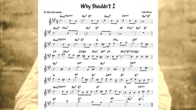 Why Shouldn t I Porter Backing track score for Eb alto instruments_270p_360p смотреть онлайн