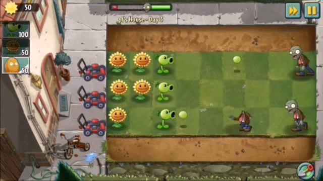 Plants vs zombies 2. Обучение. смотреть онлайн