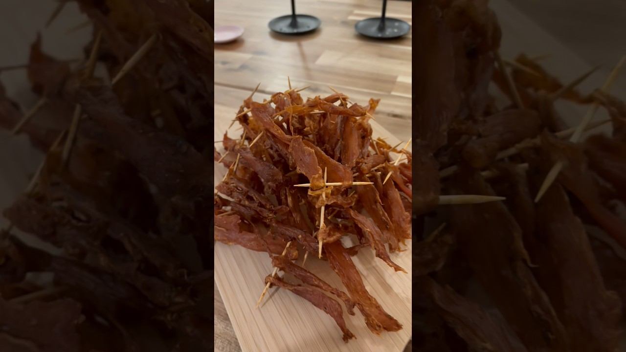 Вкуснейшие джерки из курицы в духовке #jerky #рецепт #еда