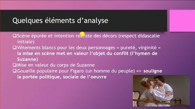 Le Mariage de Figaro - Exposition - Lecture cursive et mise en scène - bac de français смотреть онлайн