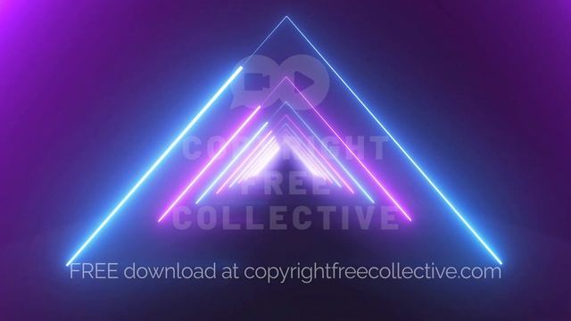 Triangle Neon Tunnel || 4K Motion Backgrounds for Editing || Free Video Loops || No Copyright Video смотреть онлайн