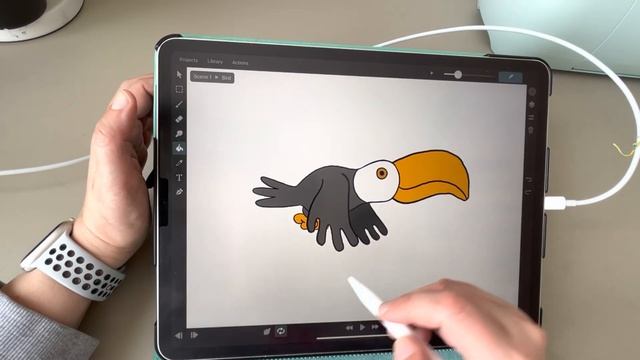 Green Key Animation using Toon Squid and Luma Fusion смотреть онлайн