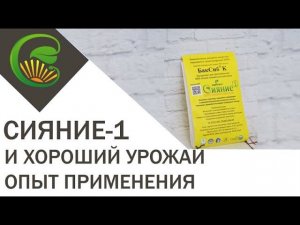 Сияние 1 Опыт применения