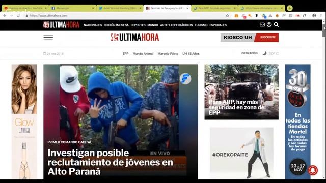 AIMD NOTICIAS CENTRAL - 21/11/2018 смотреть онлайн