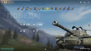 Игра Танки Блиц | T110E4 Номад | Бой на Мастера | Жемчужный Город | Tanks Blitz