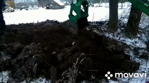 Работа эксковатора ЭО 2621 с Балгарским распределителем