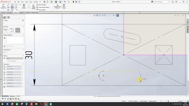 15. Построение геометрии в SolidWorks для Cimco Edit Calc. Дополнение смотреть онлайн