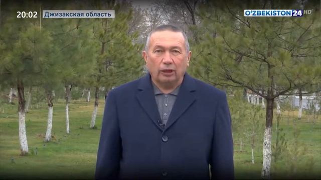 Обращение хокима Джизакской области в рамках мероприятий «Зелёный год» смотреть онлайн