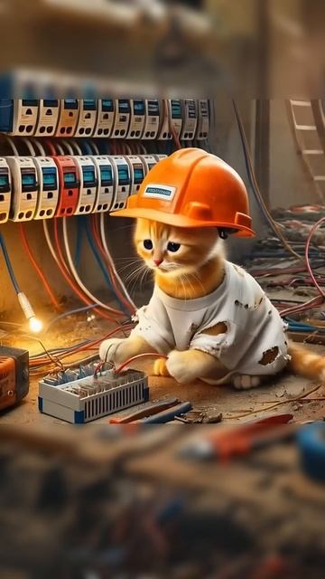 Котёнок добывает еду смотреть онлайн