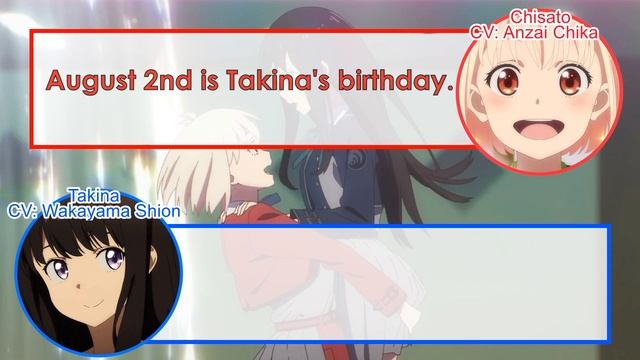[Eng Subs] LycoReco Radio: Chisato sings Happy Birthday to Takina смотреть онлайн