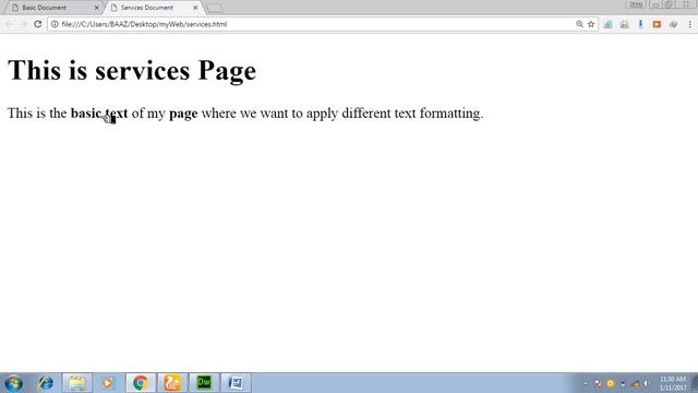 Web Designing Lecture 4: Text Formatting смотреть онлайн