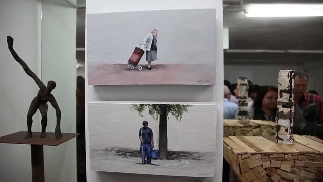 Galería Léucade. Inauguración de la exposición colectiva "Sinapsis" смотреть онлайн