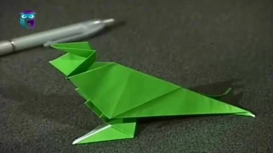Оригами # 5. Бумажные птицы. Часть 3. Мастер класс