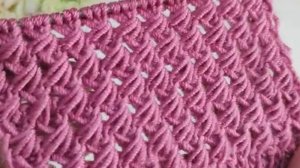 Ажурный узор спицами: свяжите ЧТО УГОДНО! 🧶От шали до детского пледа! Простой мастер-класс!