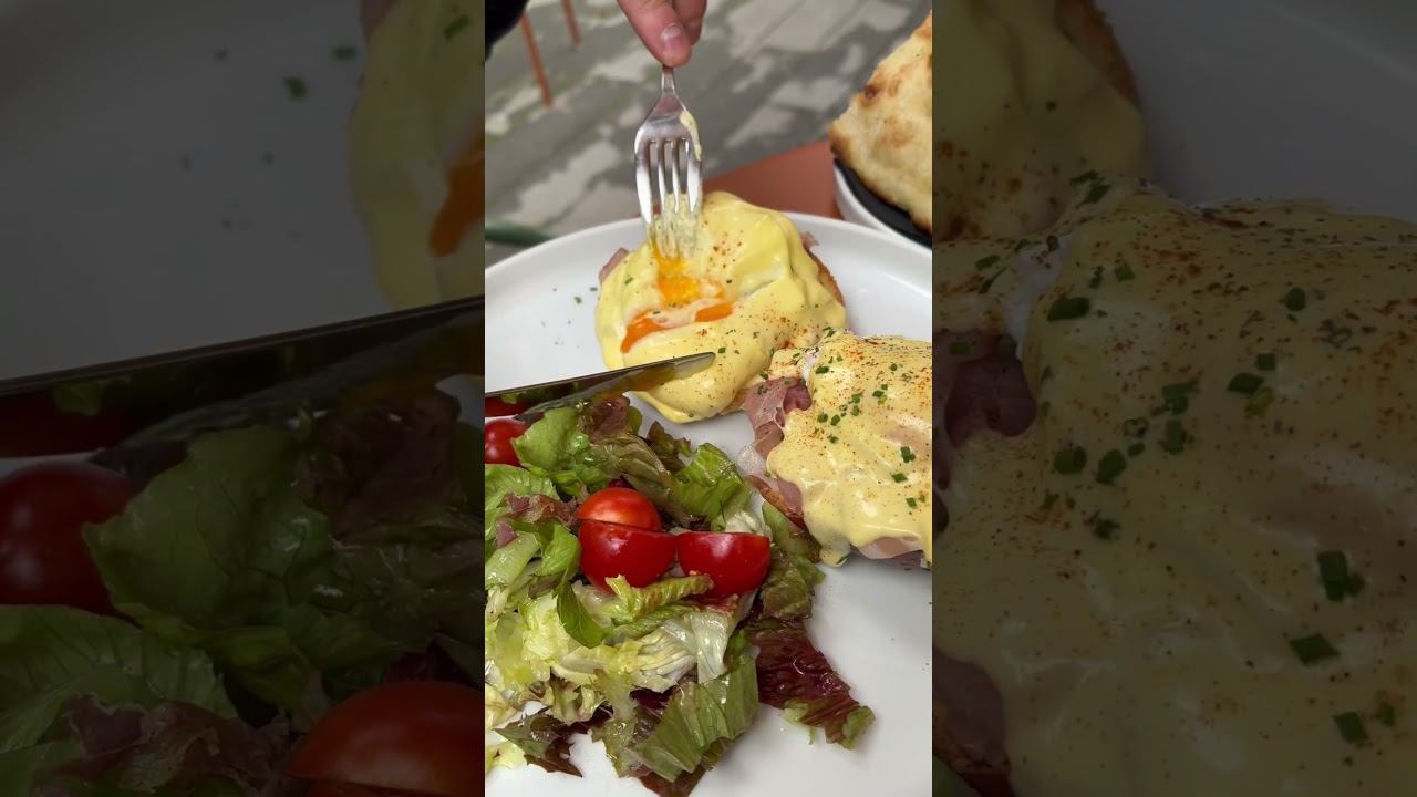 Яйцо Бенедикт #food #европа