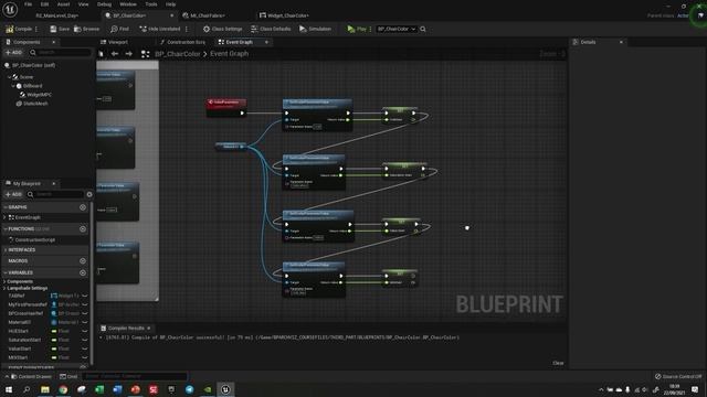 4 - Color Asset Changer Blueprint