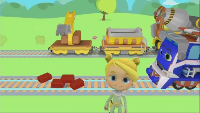 Умные поезда едут в обучающее путешествие! Игры. Английский язык. Мультики. Учиться весело! смотреть онлайн