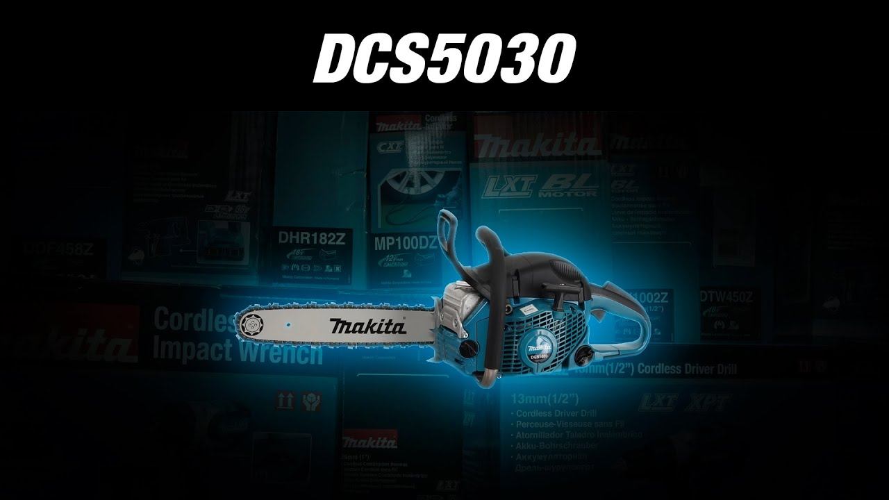 Makita DCS5030-53/38 Бензомоторная пила от Макита бензопила смотреть онлайн