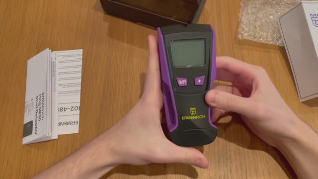 Детектор проводки Ermenrich Ping SM30 | Ermenrich – видео распаковки смотреть онлайн