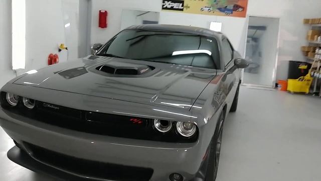 Xpel CS 5% Black Limo Tint installed on this Dodge Challenger Scat Pack at Tint Man's Winter Park смотреть онлайн