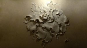 Wall sculpture, wall painting.  Настенная живопись, рельефный рисунок на стене, роспись стен