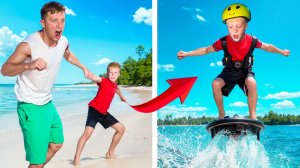 ЭКСТРЕМАЛЬНЫЕ Водные АТРАКЦИОНЫ в КИТАЕ! Пап я Боюсь!