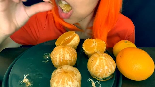 ASMR CANDIED ORANGE *Tanghulu mukbang NO TALKING смотреть онлайн