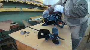 Лодочный мотор HANGKAI 4 разборка для замены помпы