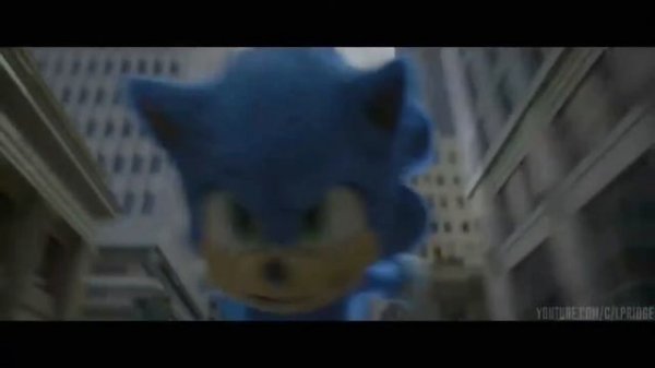 «Соник в кино» Как бегает Соник медленно со стороны и как быстро