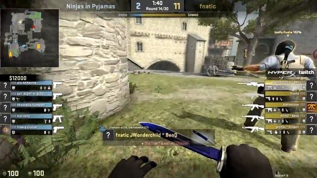 CS:GO de_cobblestone POV JW (31/13) vs NiP @ CCS Kick-off Season Last Chance (April 5, 2015) смотреть онлайн