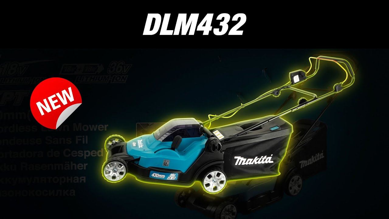 Makita DLM432PT2 DLM432Z Новинка 2020!!! Аккумуляторная газонокосилка от Макита | Обзор смотреть онлайн