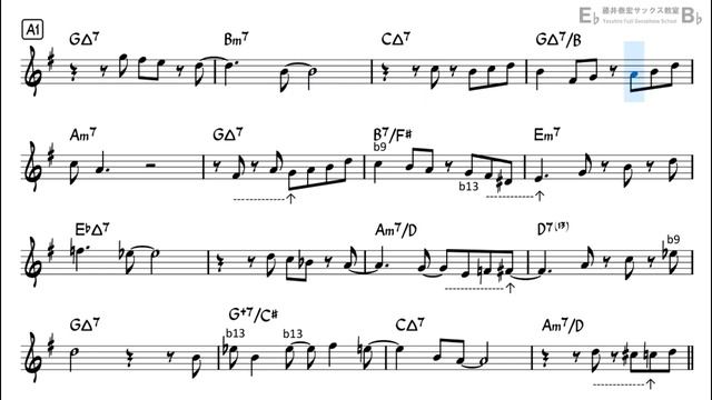 What a Wonderful World (Bossa Nova Style) - Backing Track with Sheet Music for Alto Sax(720P_HD) смотреть онлайн