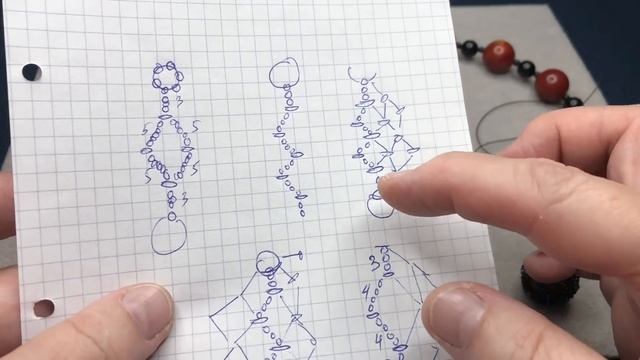 Колье с ЦИРКОНАМИ. Бусы из советского пластика. Переделка украшений для Ланы. Часть 6. смотреть онлайн