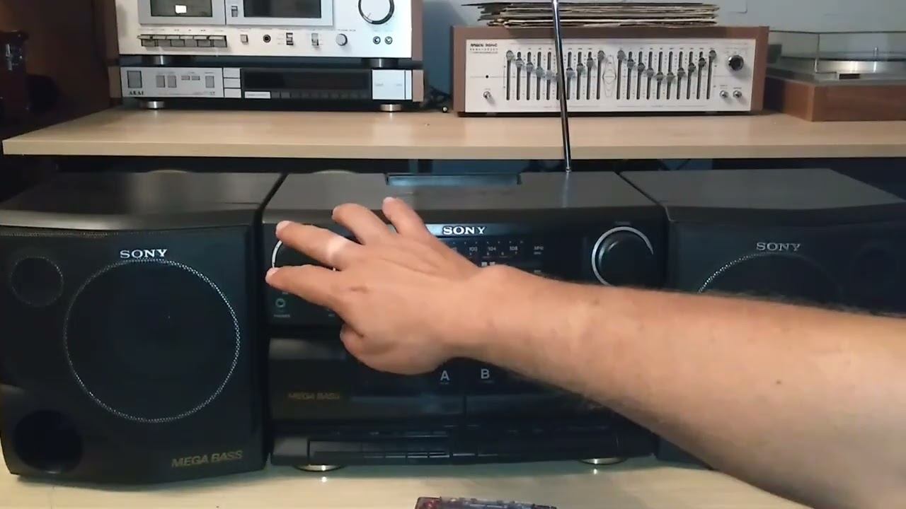 SONY CFS 515S миниобзор и работа аппарата от 22.08.2022