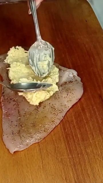 Приготовьте куриные рулетики ресторанного качества дома, Рецепт #shortsvideo