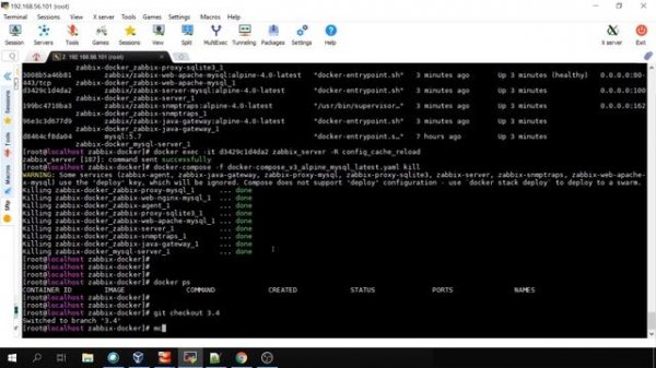 Zabbix Docker Containers