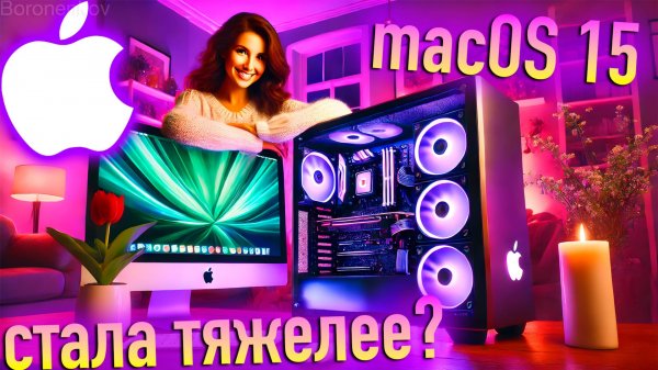 MACOS 15 СТАЛА УСТАНАВЛИВАТЬСЯ ДОЛЬШЕ! ТЕНДЕНЦИЯ УТЯЖЕЛЕНИЯ НОВЫХ MACOS! — ALEXEY BORONENKOV | 4K