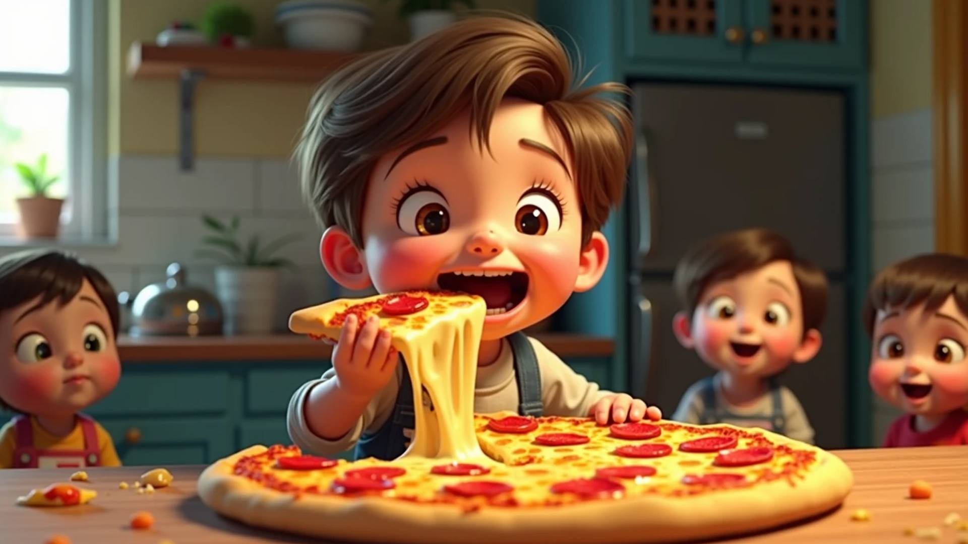Песенка «Готовим пиццу!» смотреть онлайн