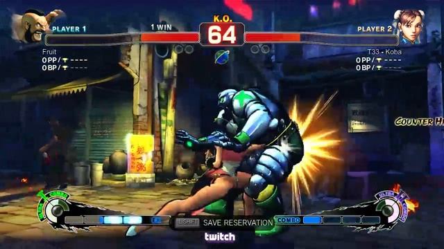 PSL2015- Top 4 winner Bracket - Chunli (T33 Koba) vs Zangief (Fruit) смотреть онлайн