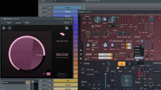 AMAZING FL Studio Reese Bass "Reezor" Patcher Preset Tutorial смотреть онлайн